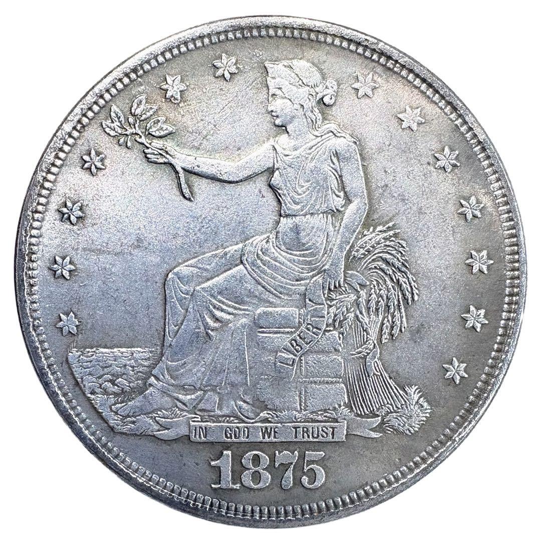 アメリカ トレードダラー 1875年 CC 貿易銀 銀貨 レプリカコイン