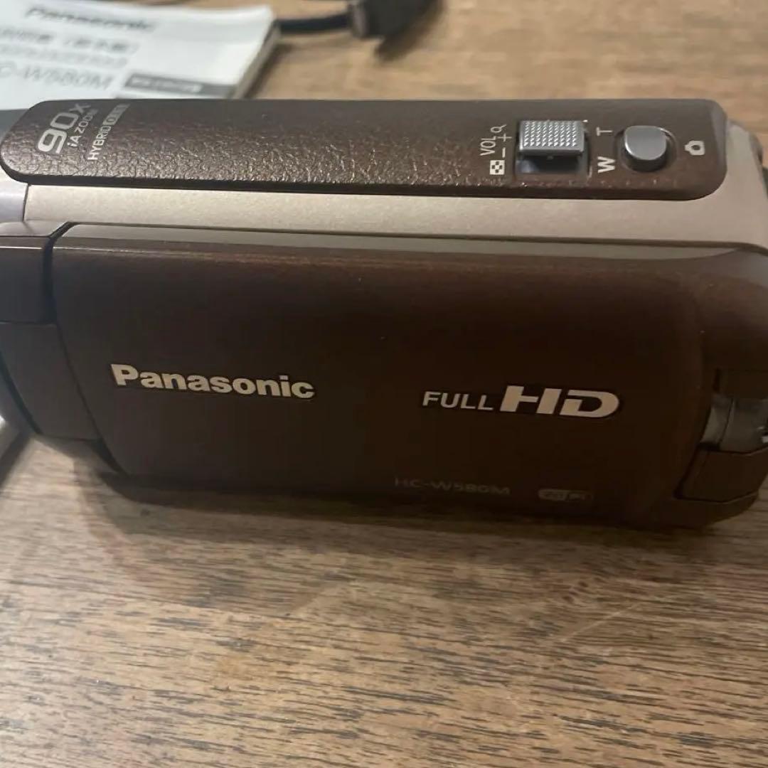 パナソニック HDビデオカメラ ブラウン HC-W580M