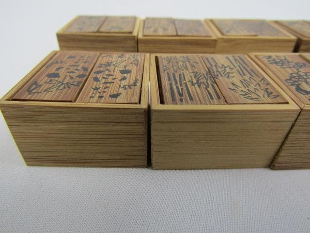 Y4-1203 ◇茶道具 香道具 十種香札 ( 白竹製 ) 香用具◇ 十