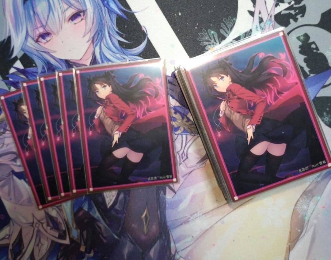 ws、fate【赤・ 扉扉（アーチャー＆凛）高レア】ネオスタンデッキ＋スリーブ