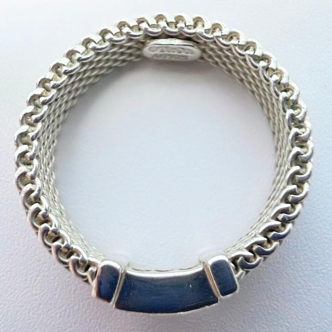 ティファニー サマセット 3P ダイヤ リング 指輪 約4号 シルバー 925