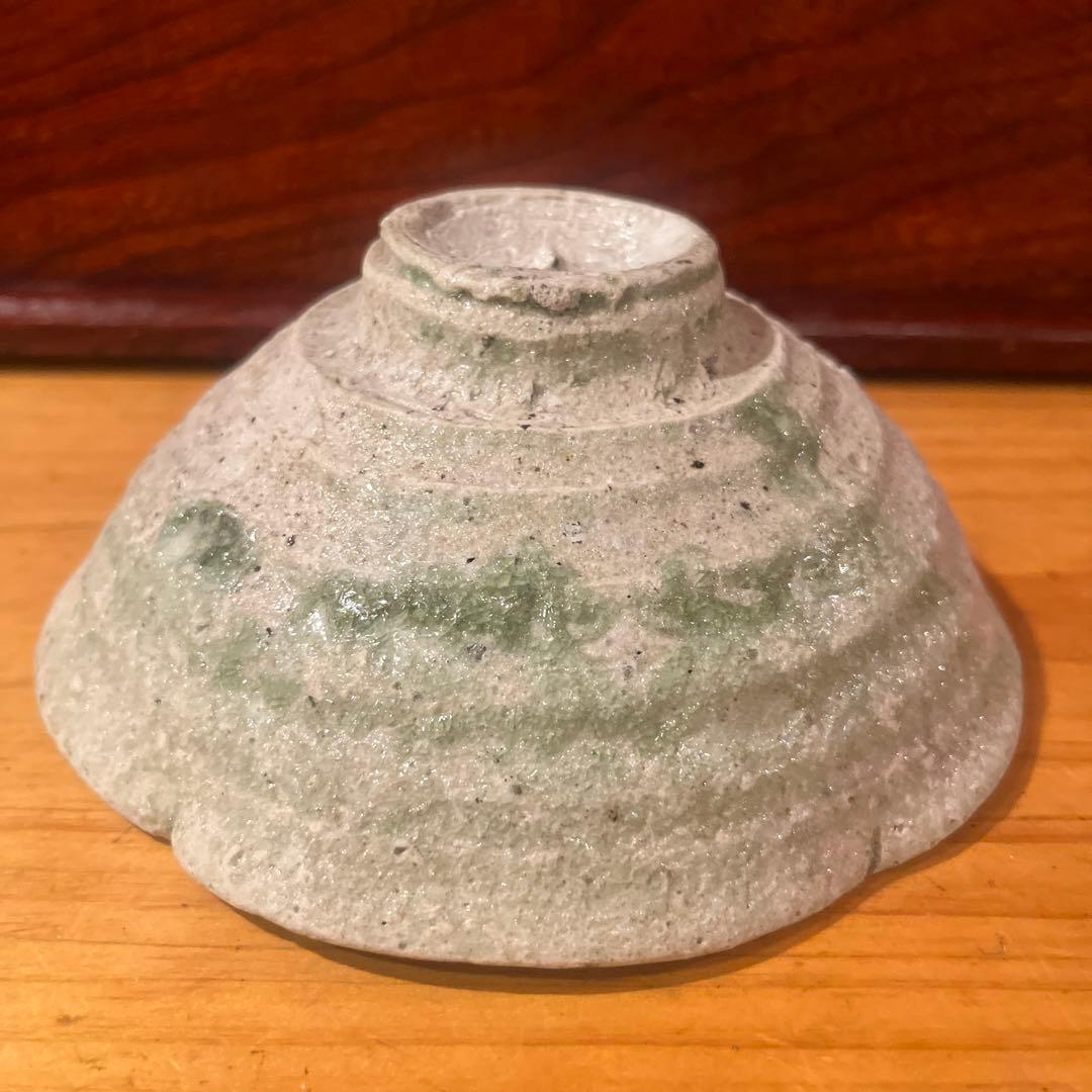 辻村唯 自然釉輪花茶碗 美術品・アンティーク・コレクション
