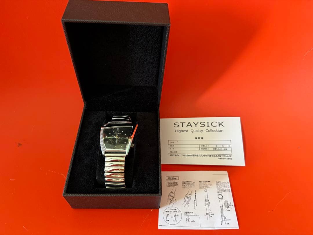STAY SICK ステイシック ステンレススチール 腕時計