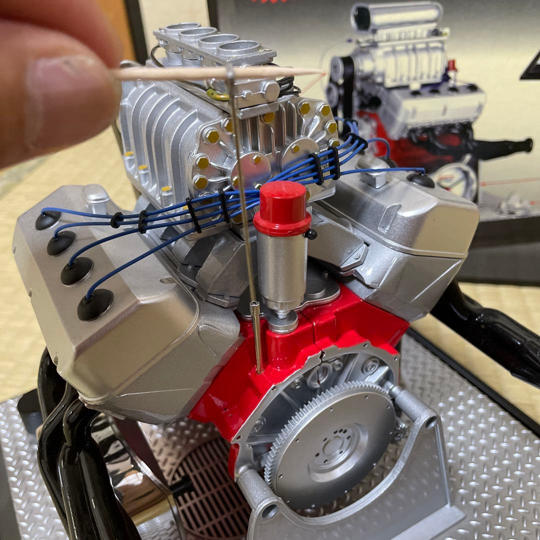 Snap-on V8エンジン型　置き時計