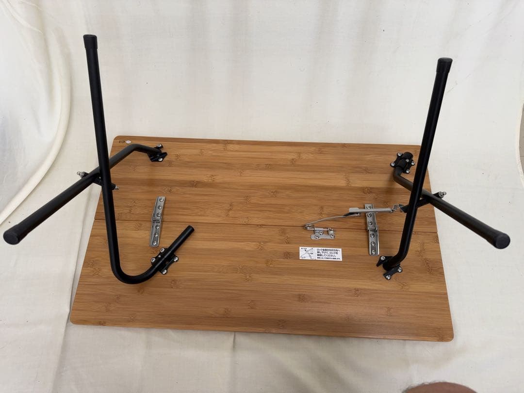 スノーピーク ワンアクションローテーブル竹ブラック 2021雪峰祭限定品