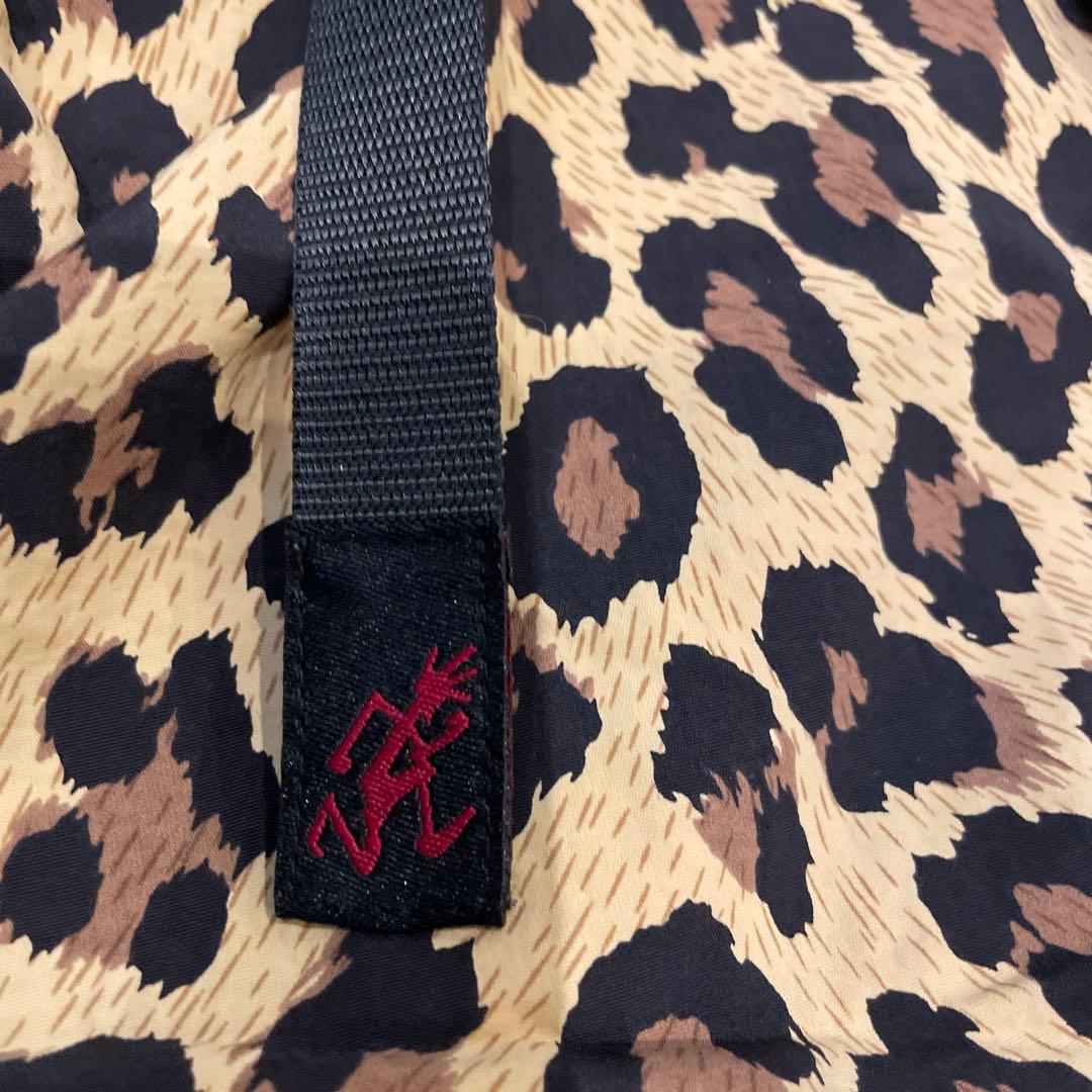 グラミチ ニコアンドヒョウ柄 サルエルパンツ 調整可能ベルト付き