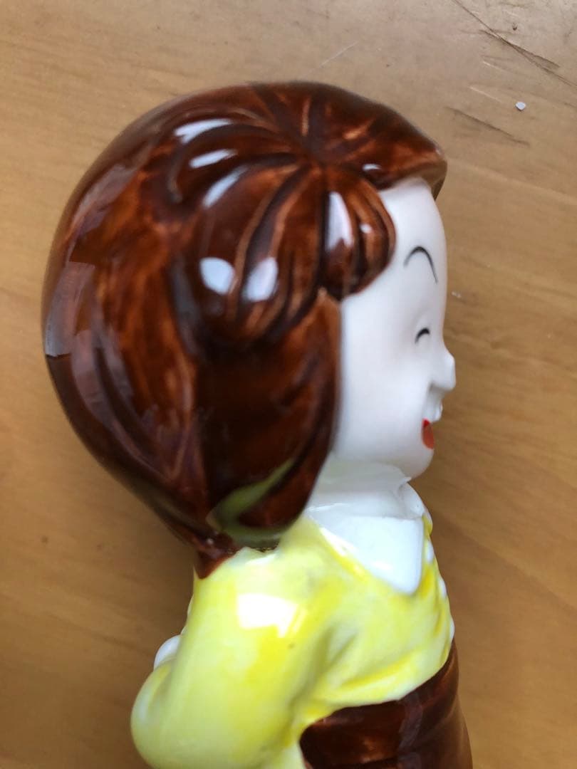 最終値下げ　希少！美品　じゃりン子チエ貯金箱　陶器製