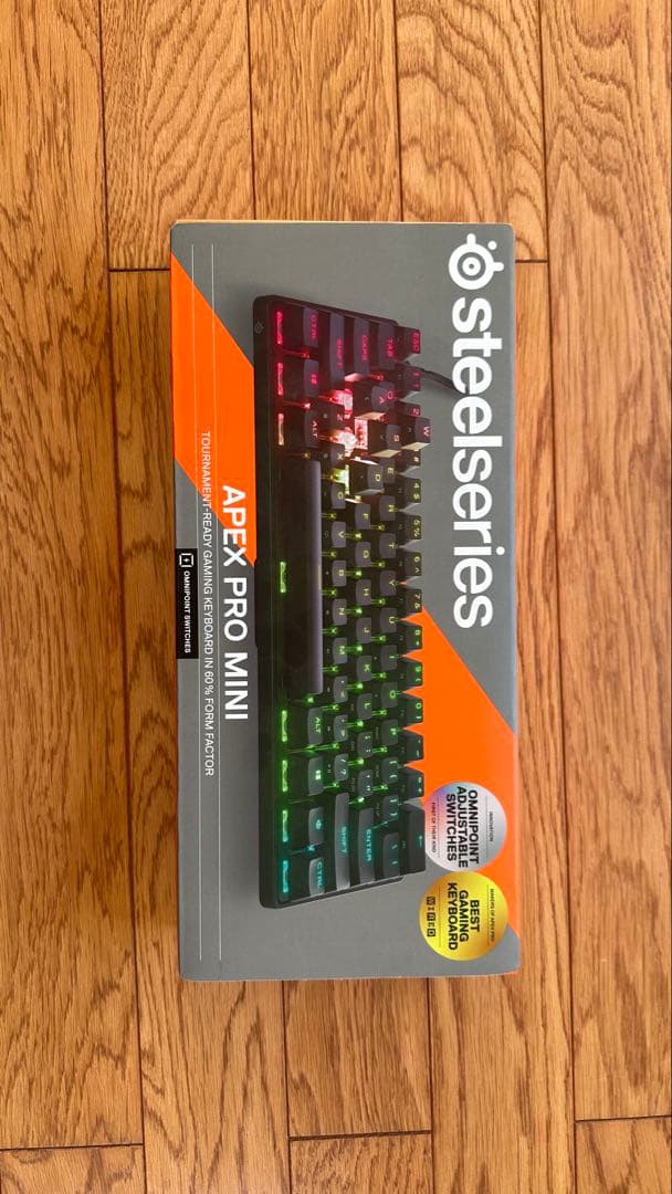 SteelSeries Apex Pro Mini 有線 ゲーミングキーボード 世界最速キーボード」にHHKB系高級小型版SteelSeries Apex Pro Mini
