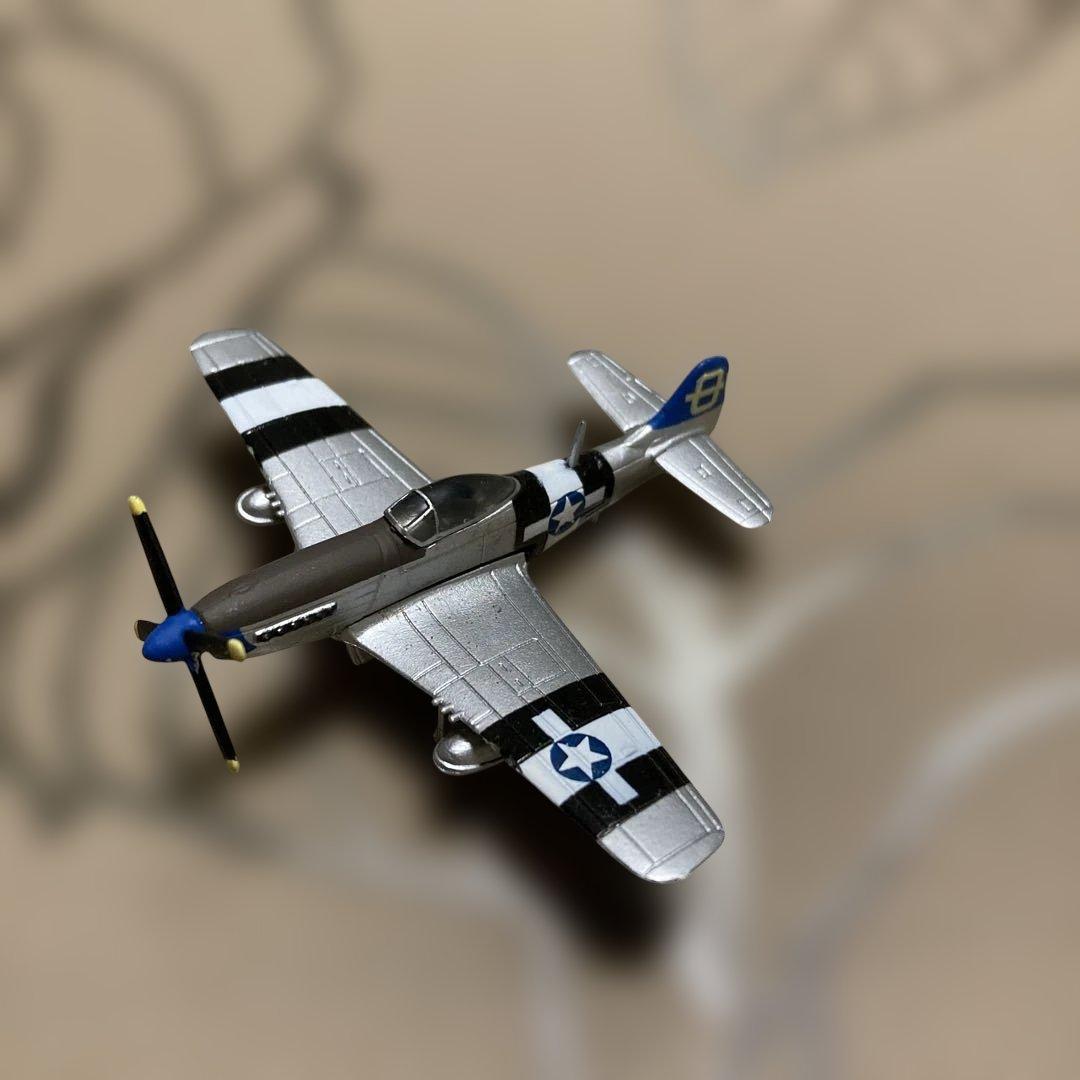 世界の戦闘機 戦闘機ミニチュアセット ガラスケース鏡付き