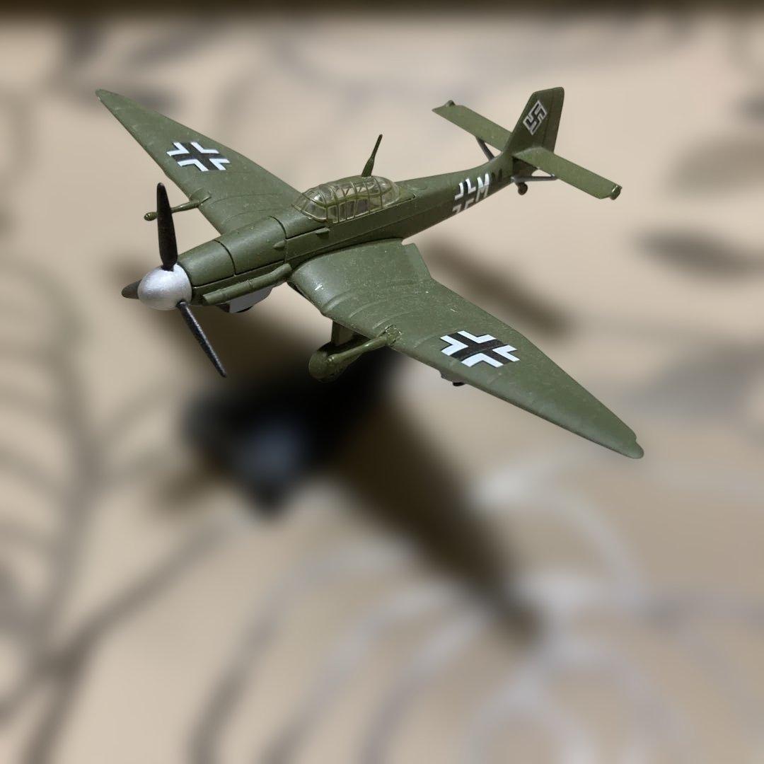 世界の戦闘機 戦闘機ミニチュアセット ガラスケース鏡付き