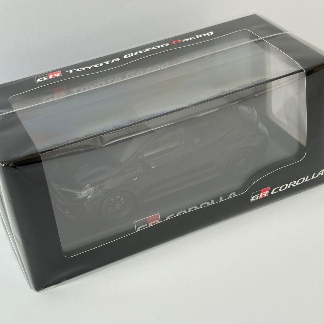 トヨタ博物館購入 GRカローラ カラーサンプルミニカー プレシャスブラックパール