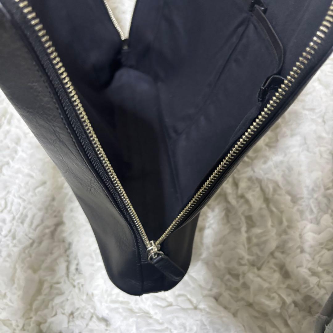 【希少】ビジネスレザーファクトリー 本革 ブリーフケース A4可 ブラック