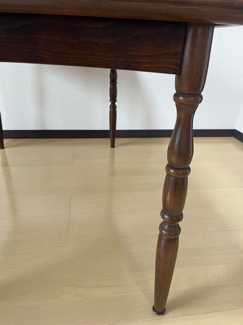 飛騨産業　キツツキ　長方形　木製　クラシック　ダイニングテーブル　USED