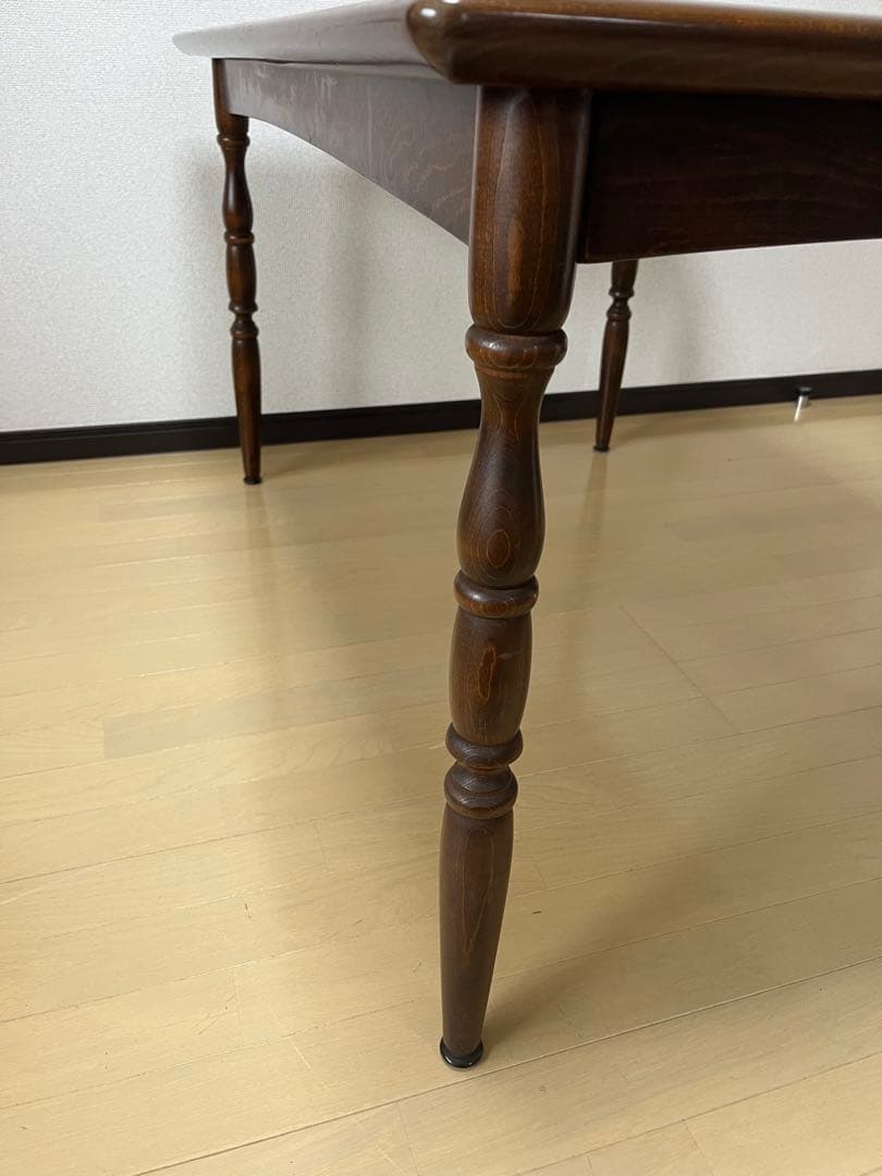 飛騨産業　キツツキ　長方形　木製　クラシック　ダイニングテーブル　USED