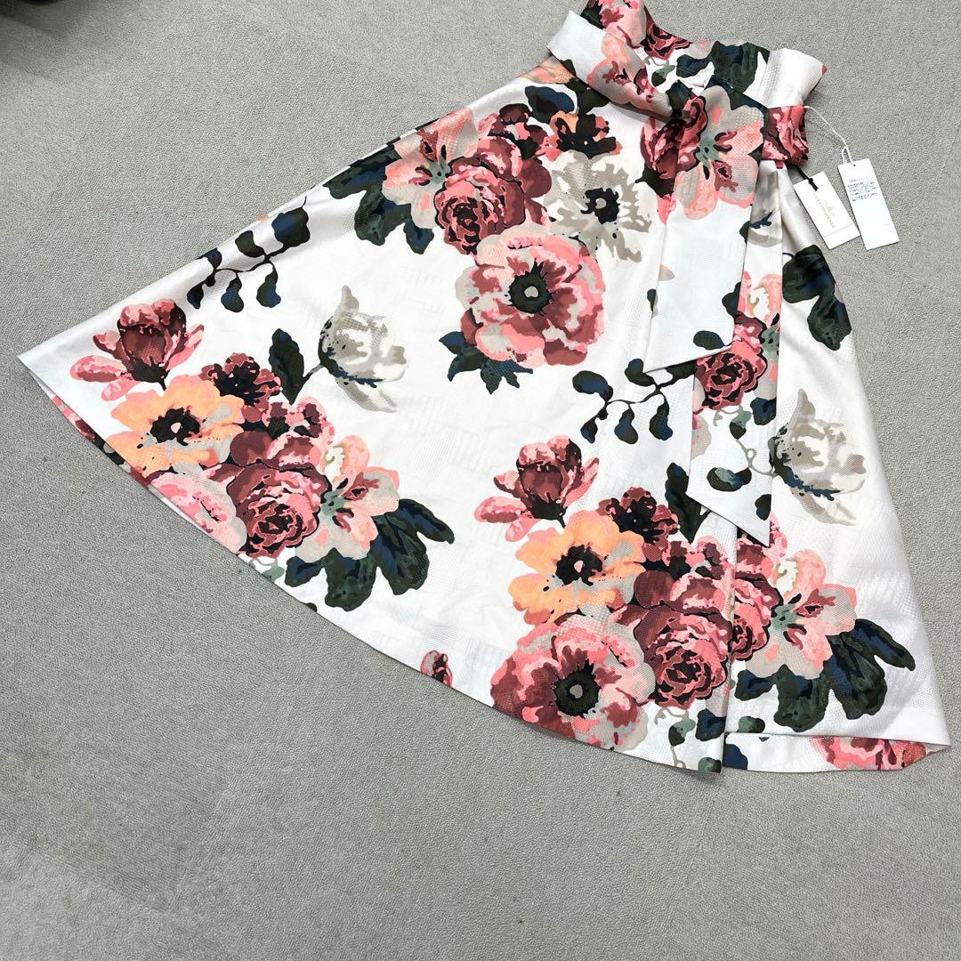 ★新品★ GRACE CONTINENTAL フレアスカート　花柄　Mサイズ