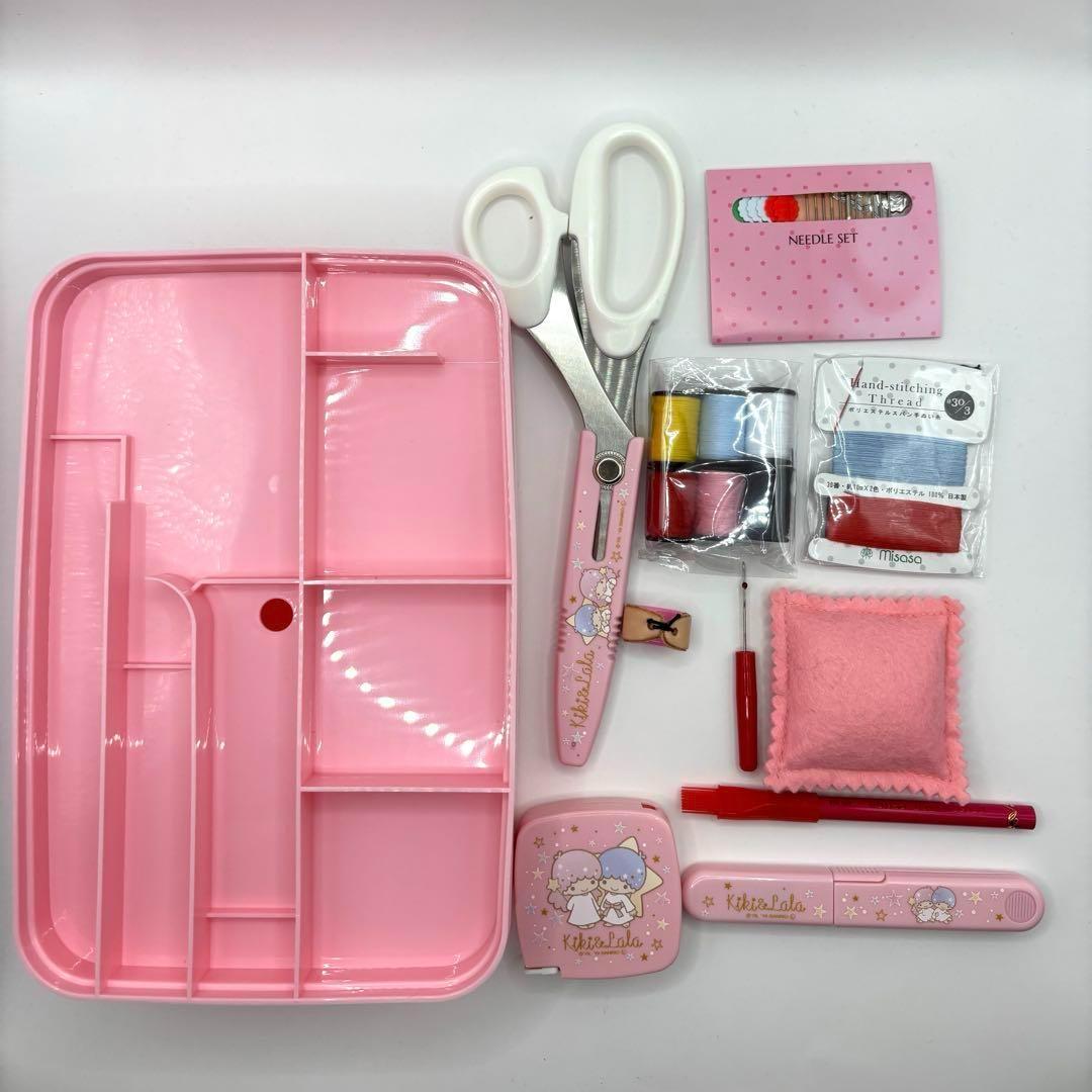 新品未使用 キキララ ソーイングセット 裁縫道具 裁縫箱 楽天市場