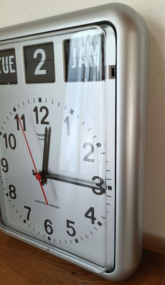 TWEMCO　トゥエンコ　 BQ-12　シルバー　掛け時計　時計　クロック