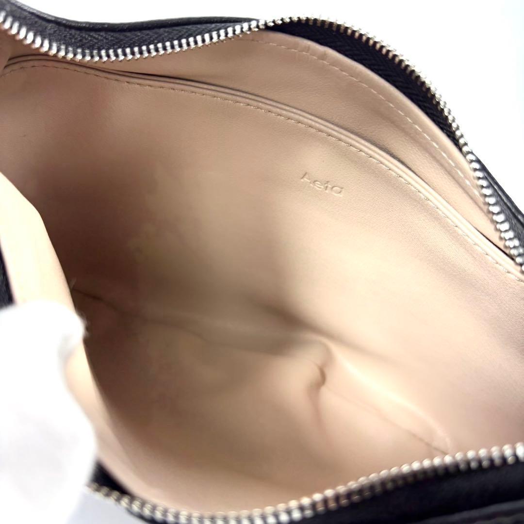 ✨未使用✨AETA ROUND ONE SHOULDER ハンドバッグ M 黒