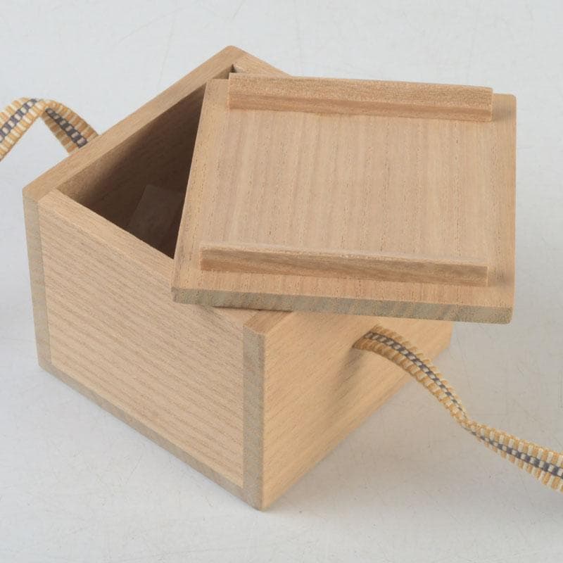 茶道具 萬古焼 加賀瑞山造 干支牛人物牧童文 角香合 共箱