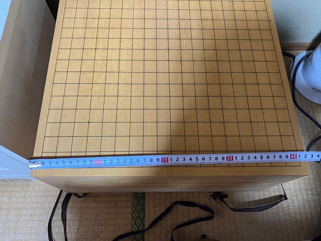 綺麗 極厚 新榧 碁盤 天地柾 木目繊細 超重量 貴重 碁石セット