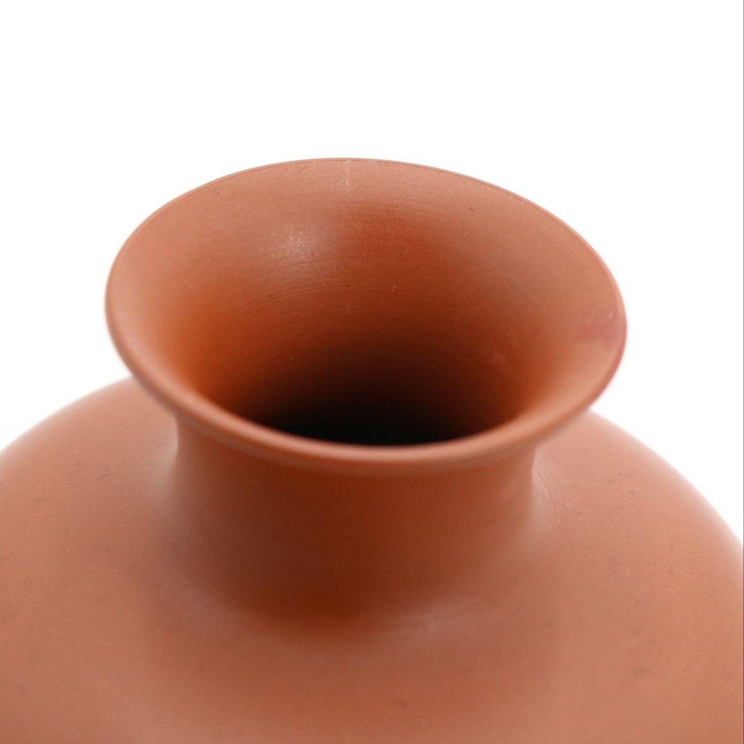 初代 山田常山作 常滑朱泥酒壷 一対 酒器 三代常山識箱 共