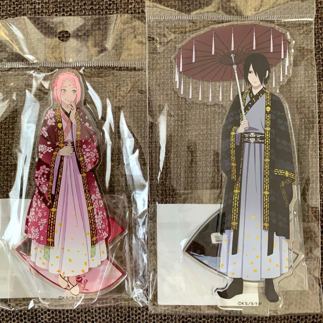 ナルト ニジゲンノモリ 花あかりの伝令 サスケ サクラ アクリル