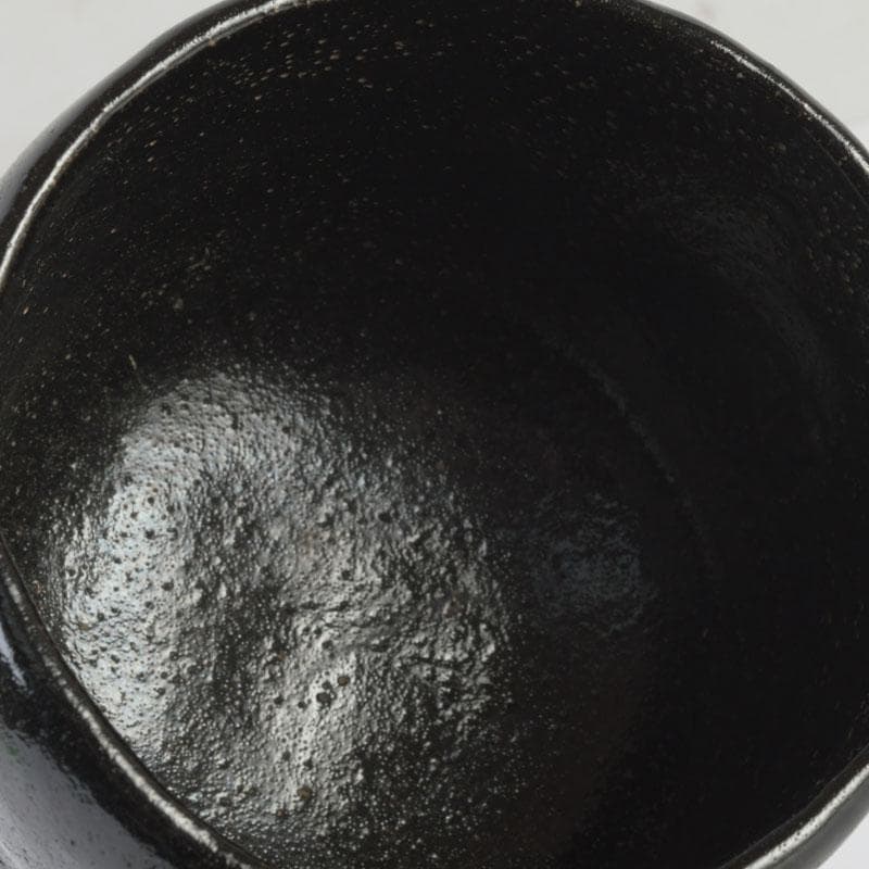 茶道具 伊東陶山造 黒楽筒茶碗 共布共箱 V 9847 - メルカリ