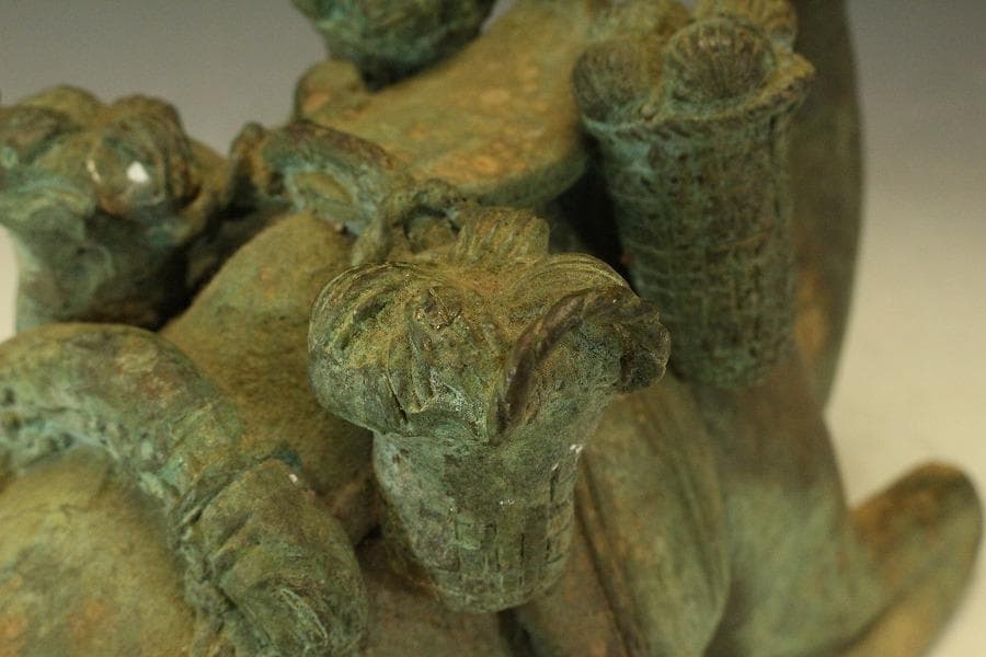 中国美術 青銅 駱駝 置物(LC746) - メルカリ