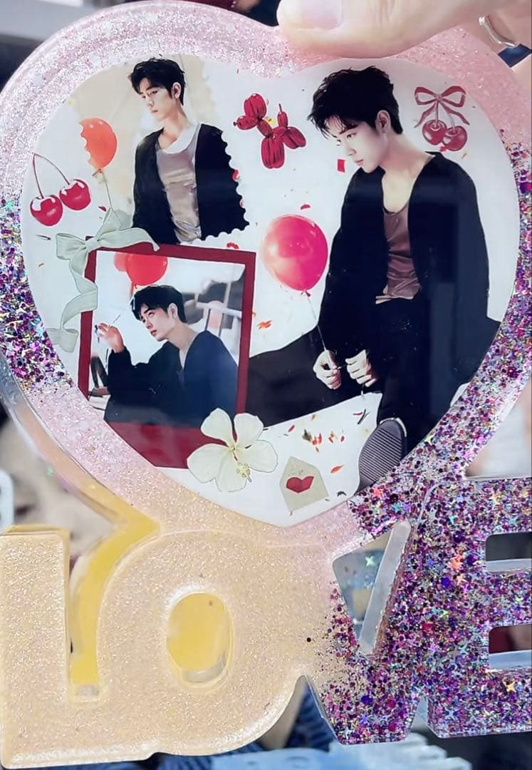 新作 肖戦 超大Loveスタンド　置物 8点セット❣️確認用❣️0108