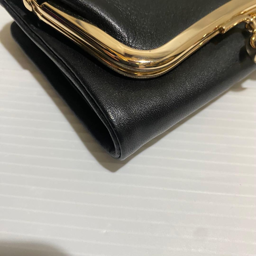 極美品】ANNA SUI マイティティ 2つ折財布 ブラック