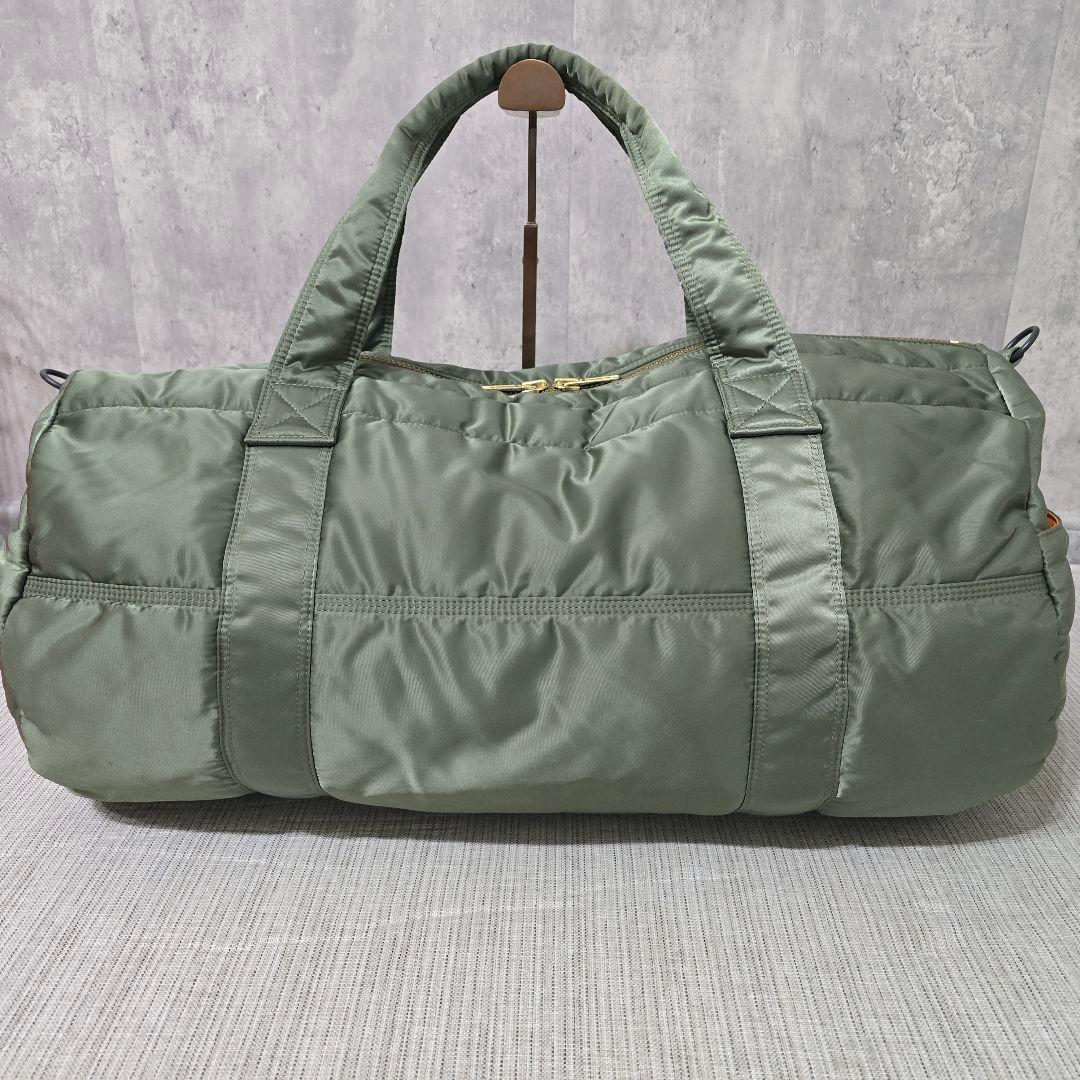 PORTER　タンカー　2way　ダッフルバッグ　ボストンバッグ　セージグリーン