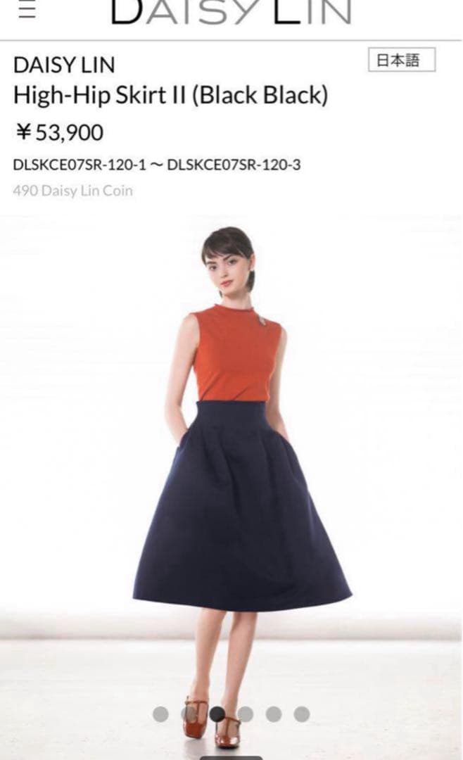 DAISY LIN High-Hip Skirt II 38 新品