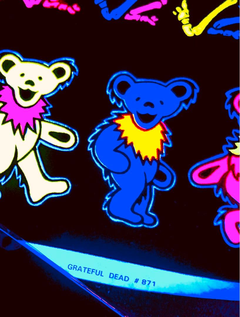 ♠︎グレートフルデッド♠︎90s ♠︎ビンテージ♠︎蛍光ブラック・ライト♠︎デッドヘッズ