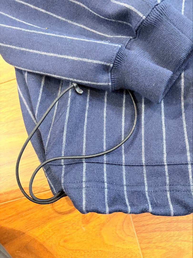 ジュンヤワタナベマン ウール天竺ストライプ セットアップ サイズM