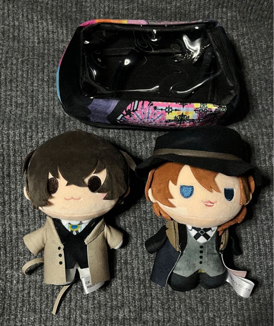 文豪ストレイドッグス くじ引き堂ぬいぐるみくじ 太宰治 中原中也 ポンチョ