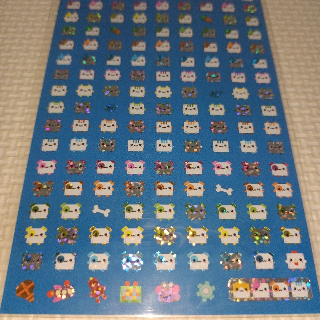 平成レトロロボコロプロムシールラベル文房具うさぎハムスターわんこ