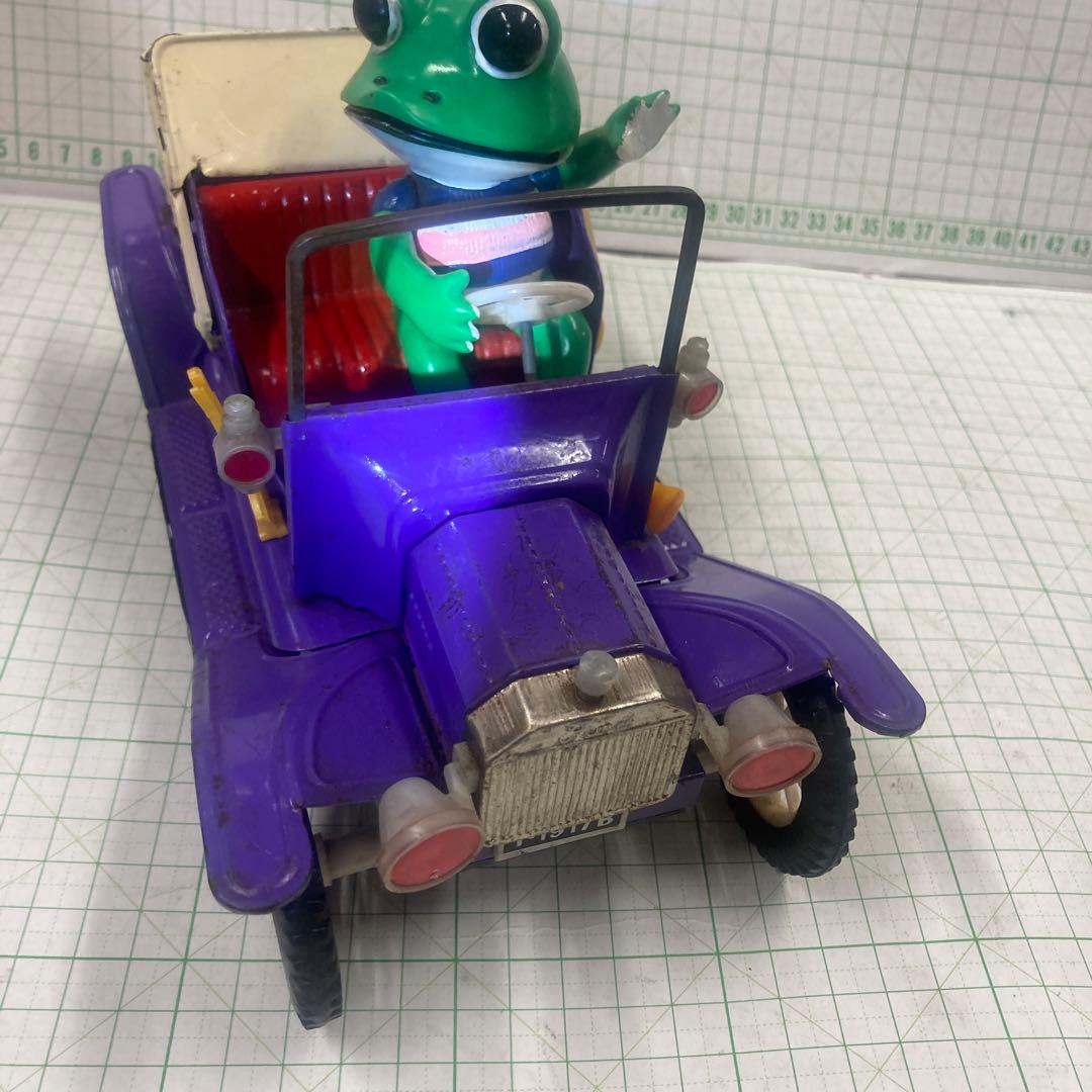 野村トーイ製ケロヨン自動車 No.1ブリキ玩具1968年頃に発売フリクション動力