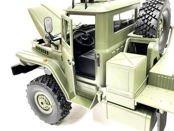 技術基準適合証明済 1/16 6WDミリタリー トレーラー WPL B36-3