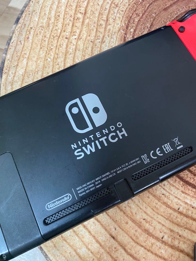 Nintendo Switch ニンテンドースイッチ本体　RED/YEL箱無し①