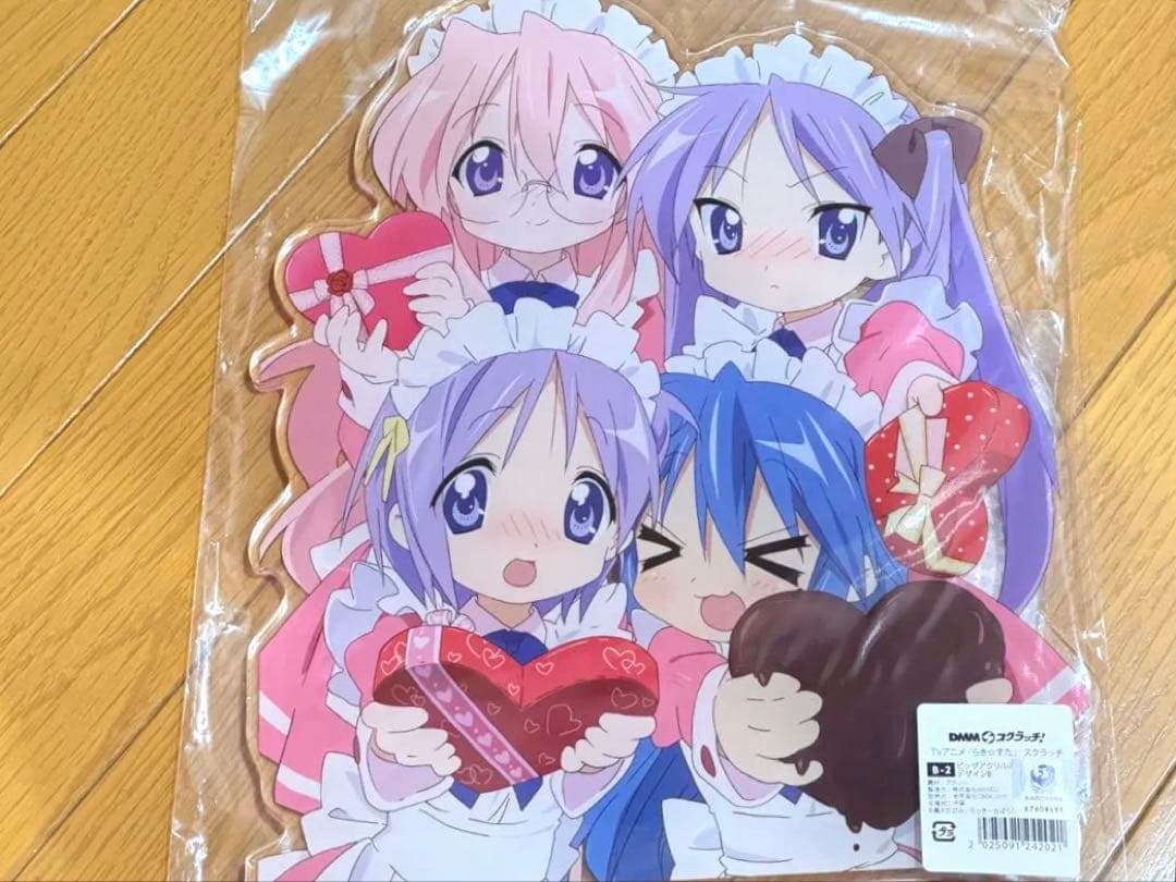 TVアニメ「らき☆すた」 スクラッチ　デスクマット、ビッグアクリルスタンドなど