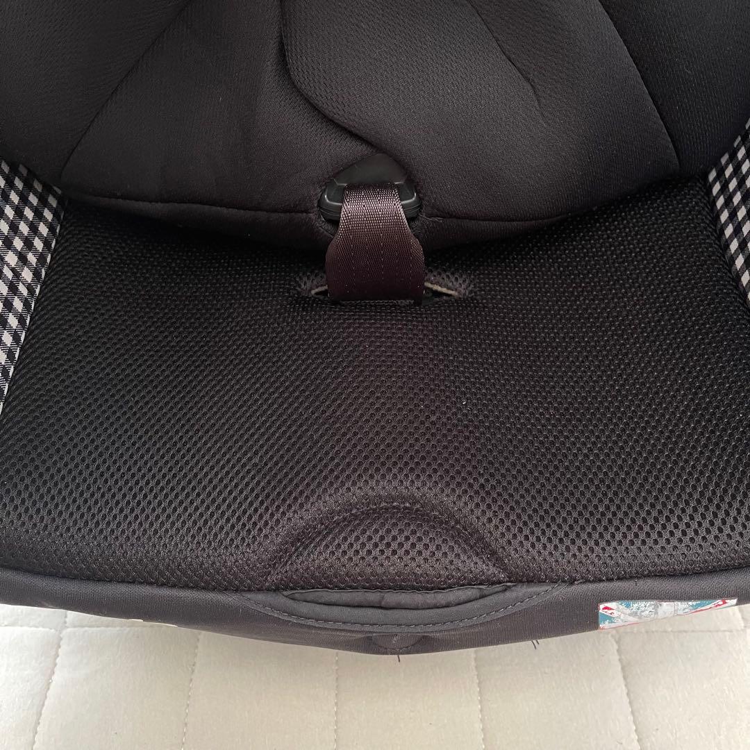 丸洗い済！新生児OK　ジョイー　チルト　紺ギンガムチェック　幌付