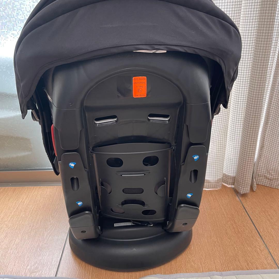 丸洗い済！新生児OK　ジョイー　チルト　紺ギンガムチェック　幌付