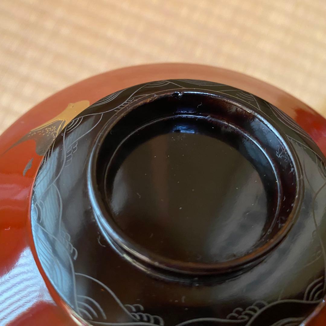 【大正時代】輪島塗 吸物椀 10客セット【骨董品】