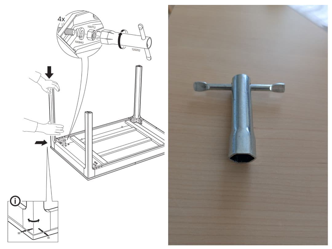 【IKEA】ダイニングテーブル EKEDALEN エーケダーレン 伸長式テーブル