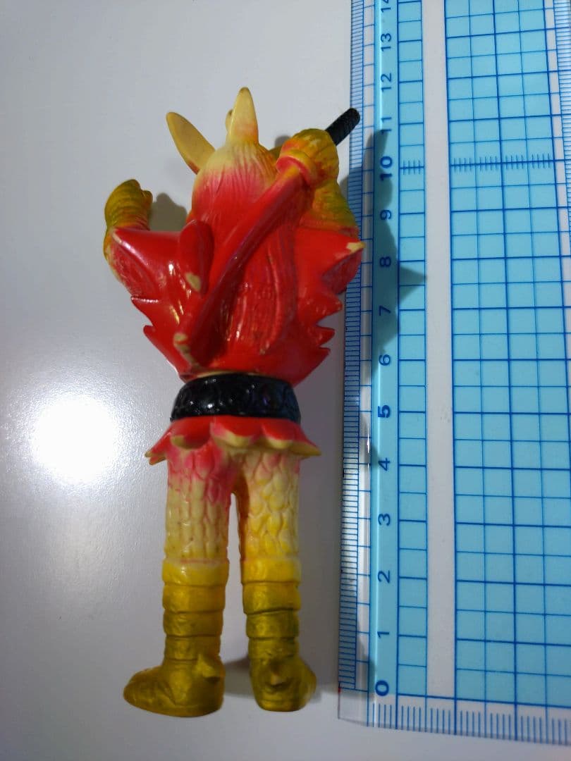ポピー☆変身忍者嵐☆1970年代の希少ソフビフィギュア☆高さ約11cm