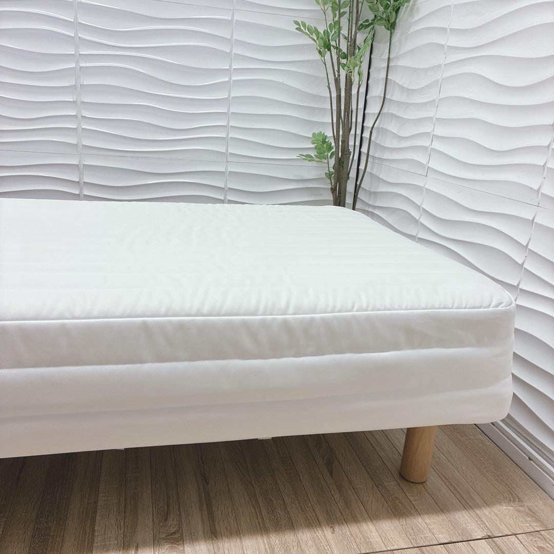 ◇大阪府 神戸市 配達料無料！◇美品！◇無印良品◇脚付きマットレス◇シングル◇