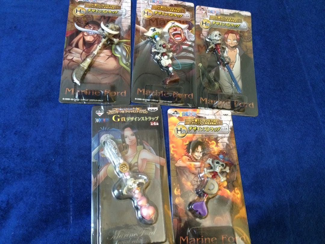 ワンピース デザイン ストラップ 1番くじ 5個セット