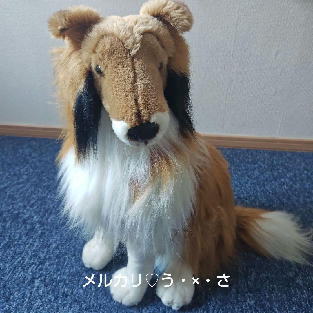 コリー　シェルティ ぬいぐるみ 中型 茶色・白 コリーシェルティ ぬいぐるみ 中型 茶色・白