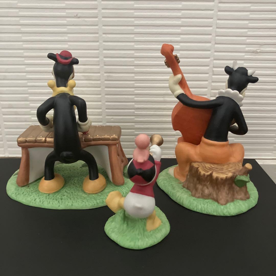 ディズニー 陶器置物 フィギュアリンワールド オーケストラ 音楽隊