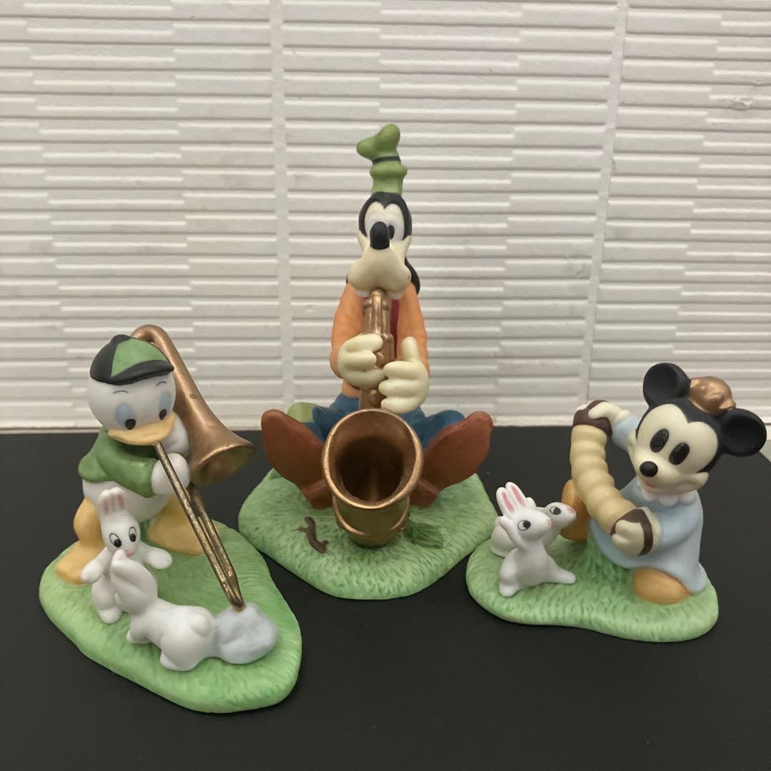 ディズニー 陶器置物 フィギュアリンワールド オーケストラ 音楽隊